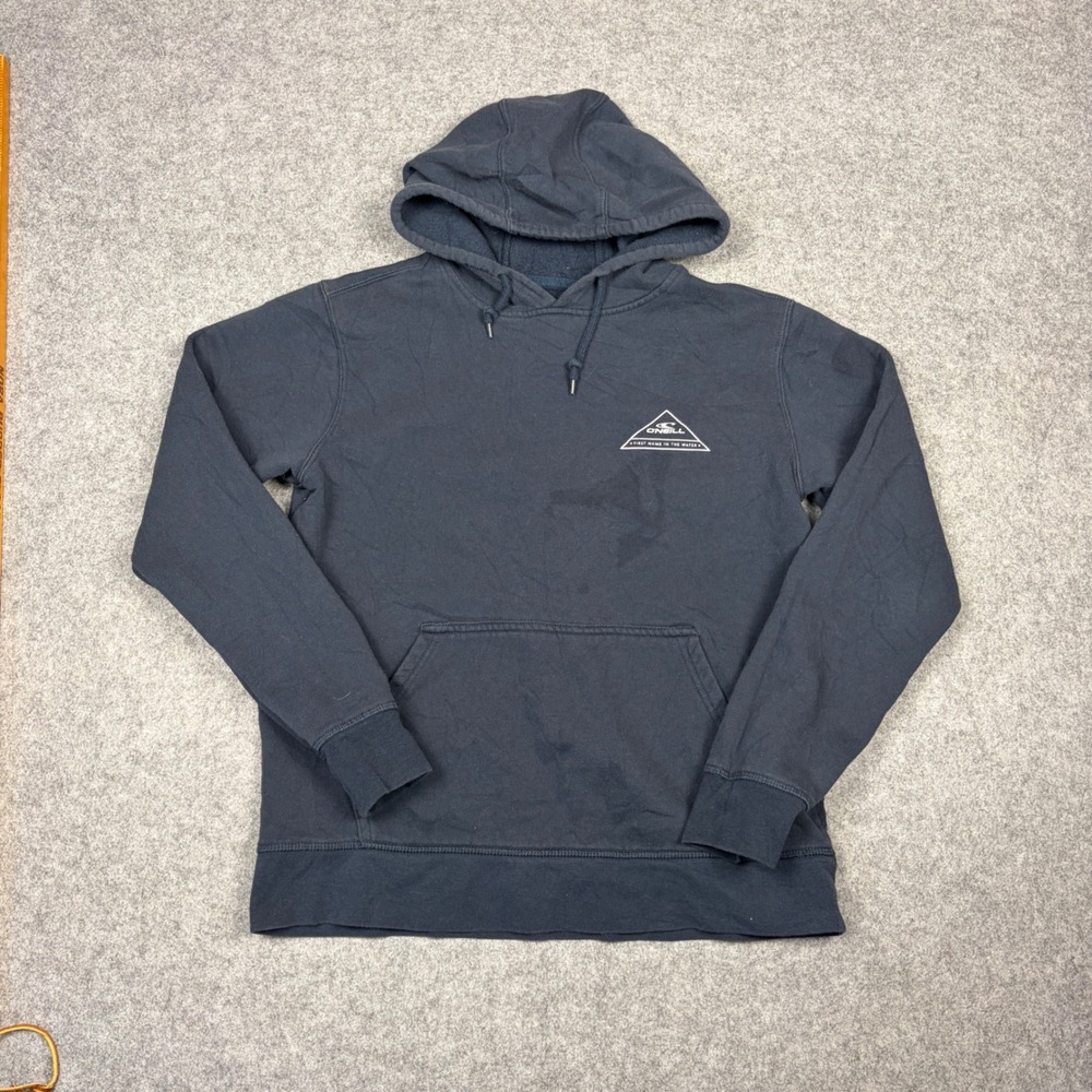 ONeill Mens Small Navy Blue California Republic Graphic Pullover Hoodie Surf